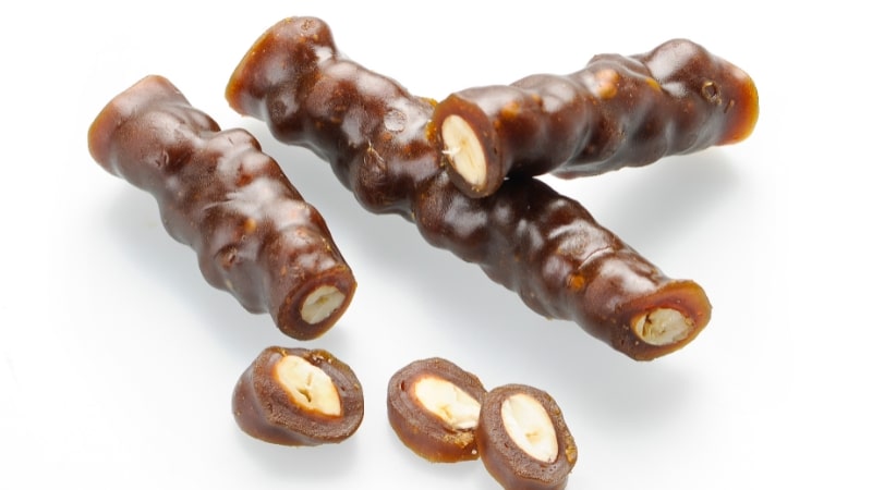 Almonds And Carob Syrup Shoushoukos