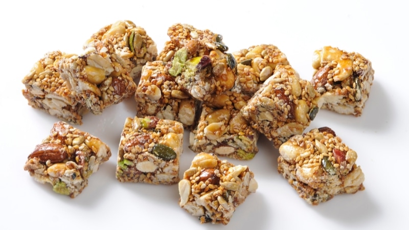 Mixed Nuts And Honey Sesame Bar