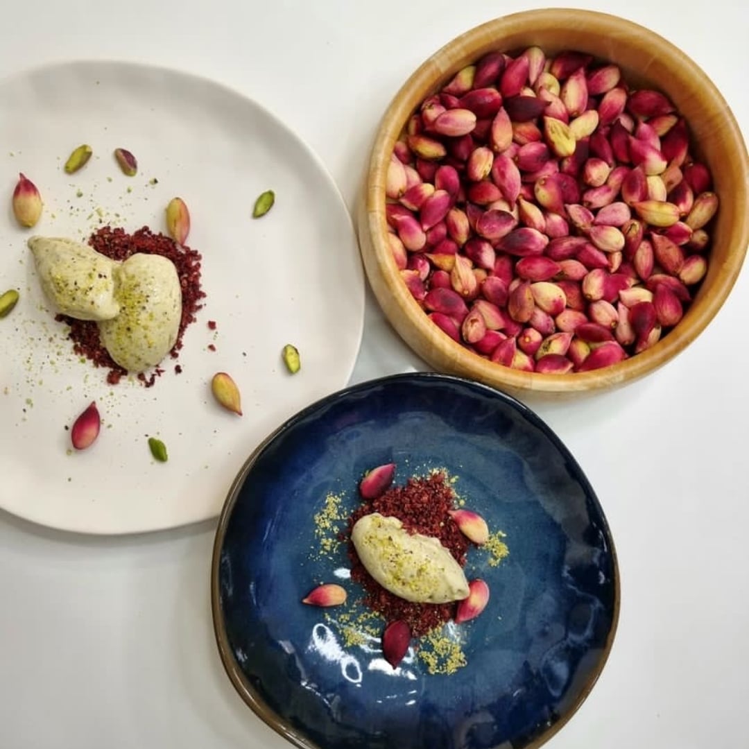 Homemade Pistachio Ice Cream