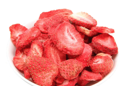Strawberry slices Freeze Dried